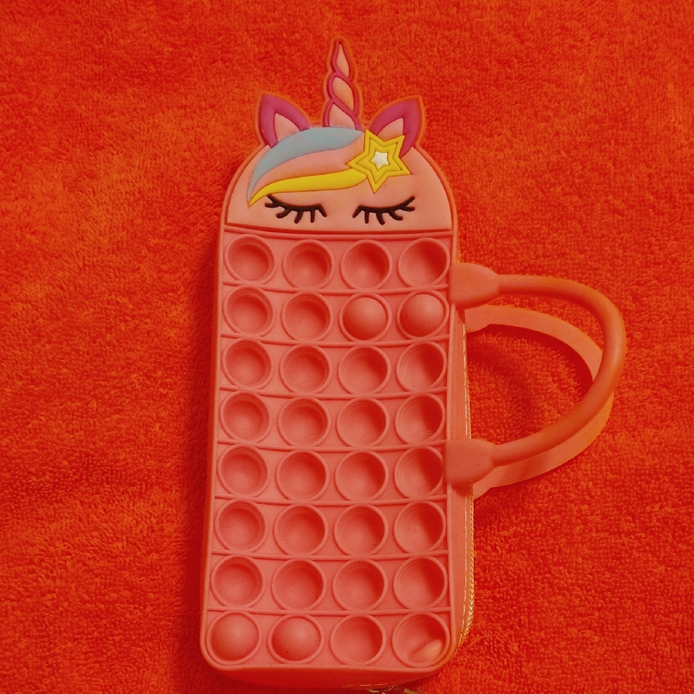 Unicorn Pop It Fidget Toy - Pink